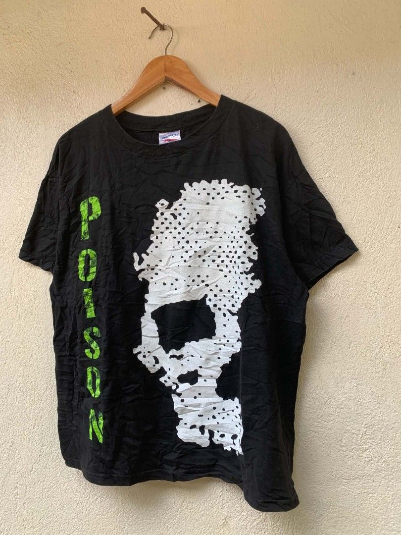 Vintage Poison band tee (Category: Tshirts & Polo Shirts ) located in Maasin. Submitted by bonitofer (Listing ID 1466820042, Image 2). Description: Vintage Poison band tee size Large on Tennessee tag verygood condition.