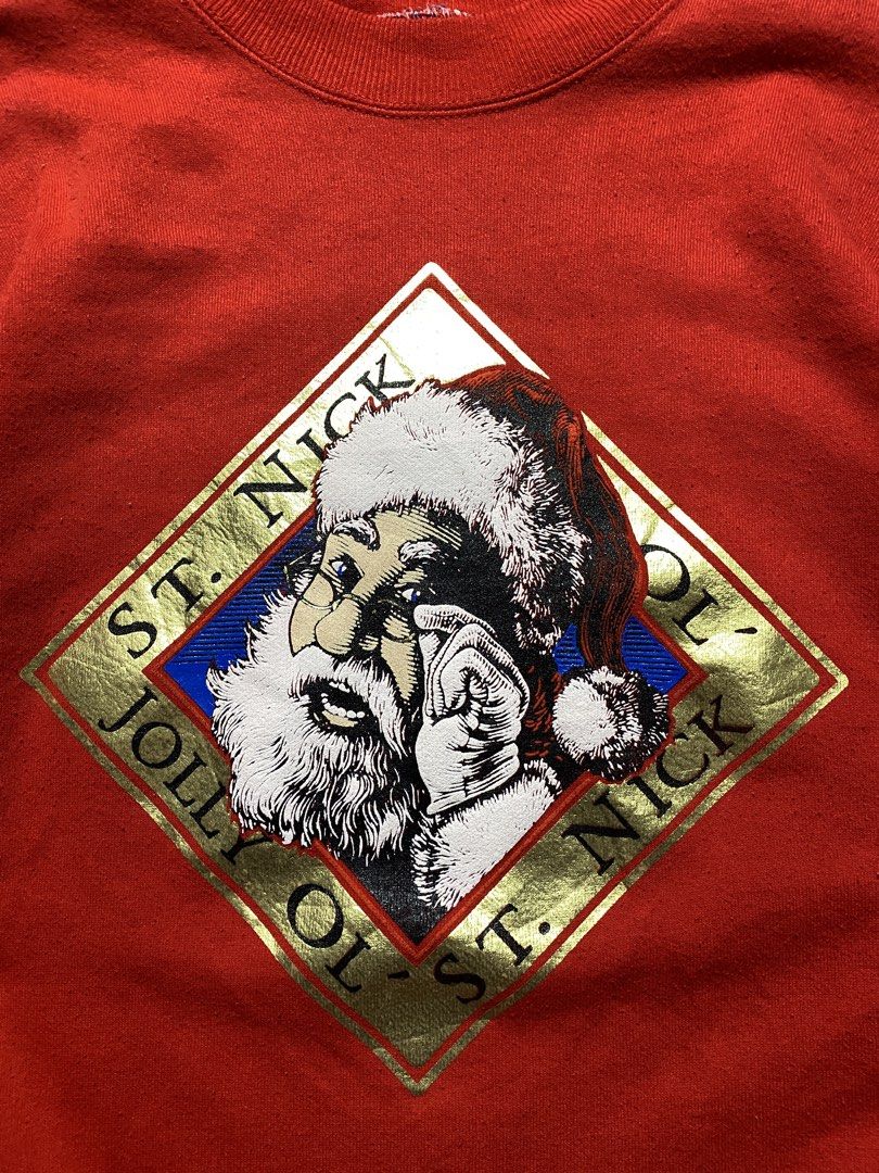 Vintage St. Nick Sweatshirt (Category: Coats, Jackets and Outerwear) located in Pasay City. Submitted by thrift.wards (Listing ID 1466924446, Image 2). Description: vintage FOTL tag size large width: 23 length: 27 no issue.