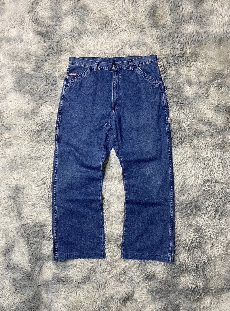Vintage X-Large Carpenter Jeans (Category: Jeans) located in Solano. Submitted by solothrifting (Listing ID 1466904626, Image 2). Description: Vintage X-Large Carpenter Jeans Condition: 9/10 sign of usage, length altered Size on tag: 36.