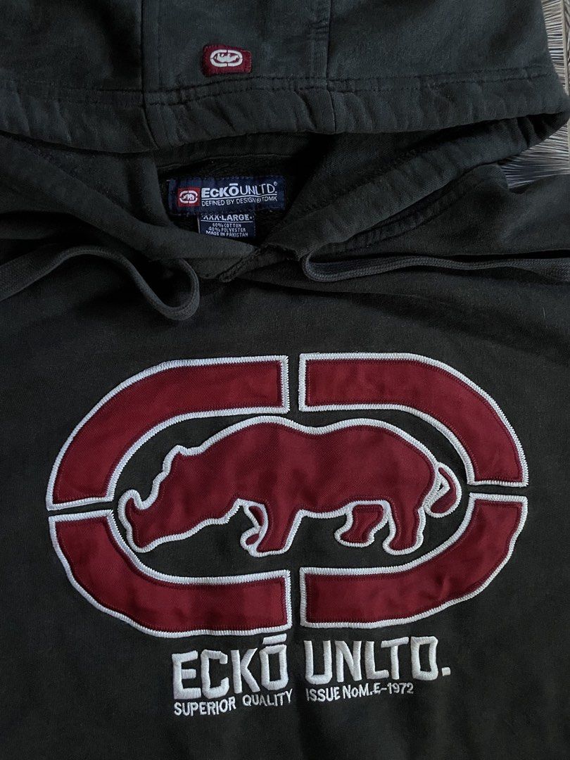 Vintage Y2K Ecko Unltd Pull Over Hoodie (Category: Hoodies) located in Manila. Submitted by streetnattylituptown (Listing ID 1466794192, Image 2). Description: Vintage Y2K Ecko Unltd Pull Over Hoodie -Authentic -Vintage -Embroidered Design -Good Fittings -Good Condition Dimes: XXXLARGE Length: 30 Width: 30 UNLI VC UNLI VOUCH CABUYAO LAGUNA DM IF INTERESTED.