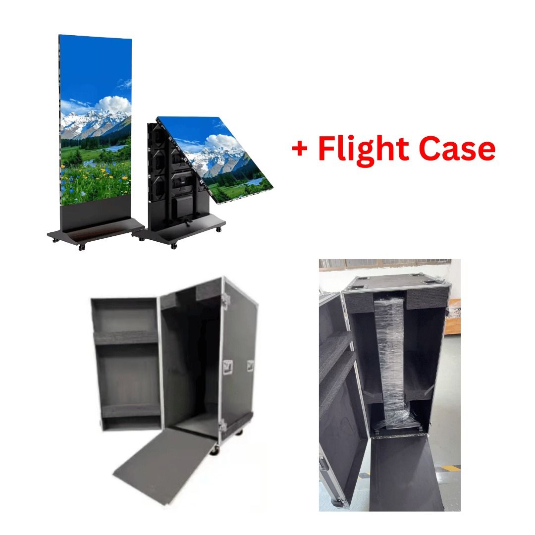 Vistaboard Foldable Digital LED Poster Signage P2.5 Indoor Advertising ...