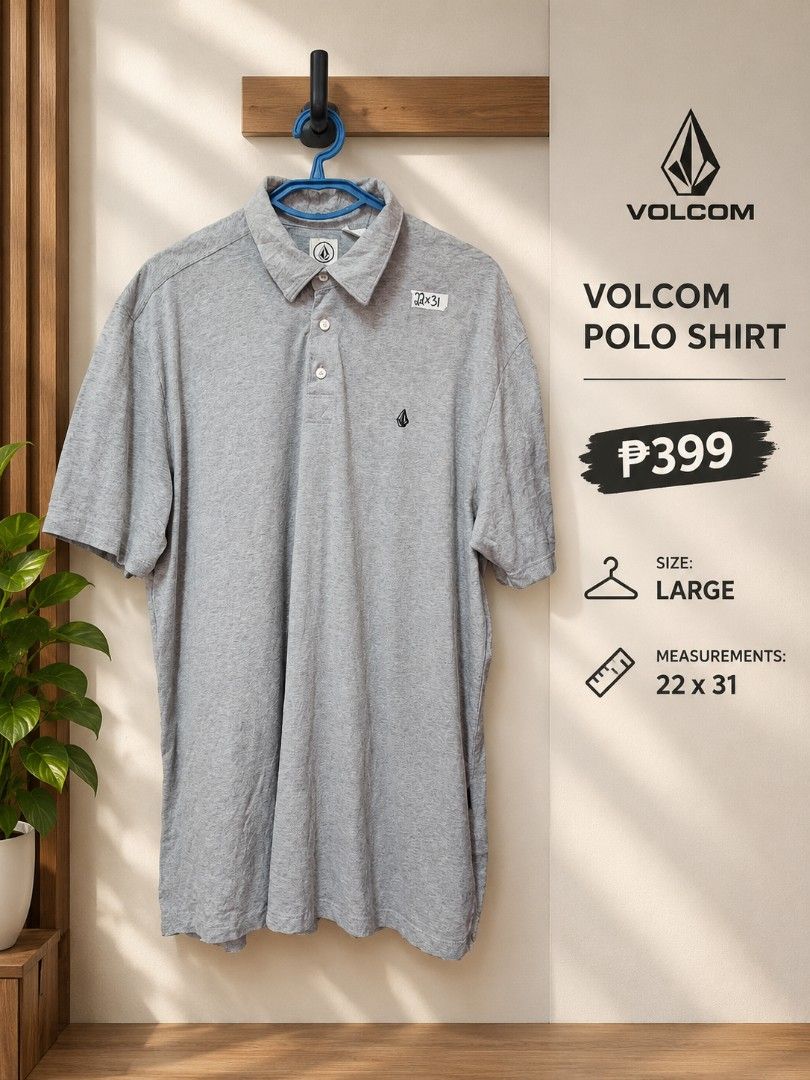 Volcom polo shirt (Category: Activewear) located in Calamba. Submitted by melvinmanaig (Listing ID 1466937713, Image 1). Description: .