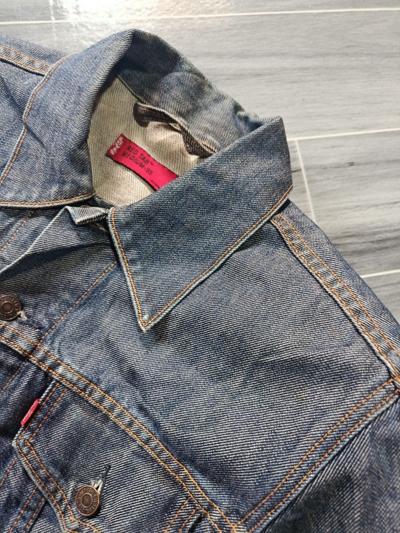Vtg Levis raw denim Jacket medium (Category: Coats, Jackets and Outerwear) located in Bacolod City. Submitted by empatees (Listing ID 1466782780, Image 2). Description: .