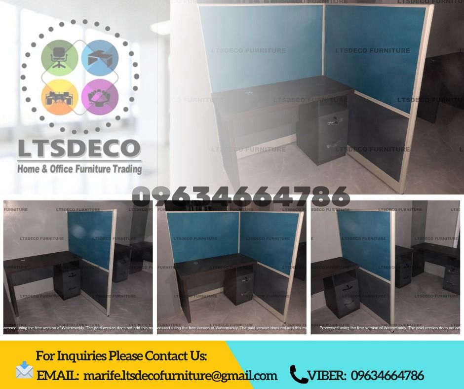wall panel divider customized office partitions (Category: Office Furniture & Fixtures) located in Quezon City. Submitted by lailace (Listing ID 1466864372, Image 1). Description: 👉Are you looking for WORKSTATION, MODULAR CUBICLES OFFICE PARTITION, and OFFICE FURNITURE SUPPLIER? LTSDECO Furniture, is direct supplier, manufacturer, and trusted provider of high quality, affordable and durable modular office divider partition, home and office furni