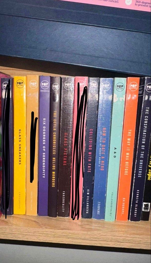 WATTPAD BOOKS FOR SALE (Category: Storybooks) located in Imus. Submitted by gabbie973 (Listing ID 1459379717, Image 1). Description: pre-loved books for sale 100 pesos each , first to pay yours basis - 23:11 (PILOSOPOTASYA)❌SOLD❌ - Glass Sneakers (CROSSROAD) - The Substitute Bride (SWEETBLUNCH) ❌SOLD❌ - Six Degrees of Serendipity - The Ceyla Chronicles: Helios Murders - Class Picture (FAKEDREALITY) - The Trouble With The Rule (IDANGS)❌SOLD❌ - Col