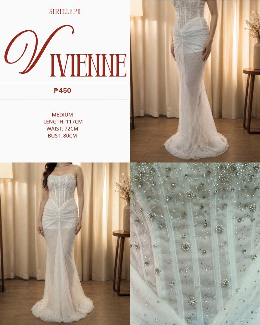 [FOR RENT] White Corset Dress (Category: Dresses) located in Quezon City. Submitted by jacquilinedc (Listing ID 1466824098, Image 2). Description: .