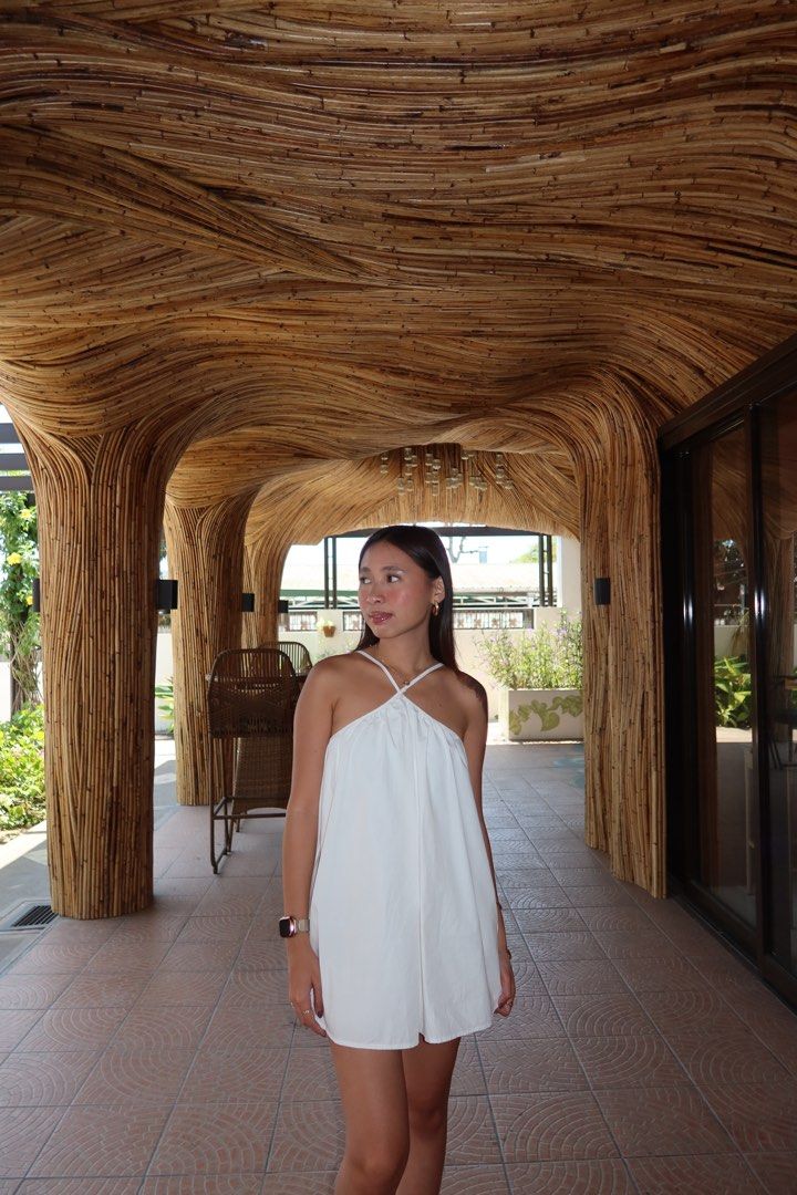 White romper with minimal flaw (SMALL) (Category: Rompers) located in Baguio. Submitted by eleynmsr (Listing ID 1466877565, Image 1). Description: - Fits XS-S - super cute when worn! - minimal flaw/barely noticeable when worn - location is Baguio City - shipping via J&T only.