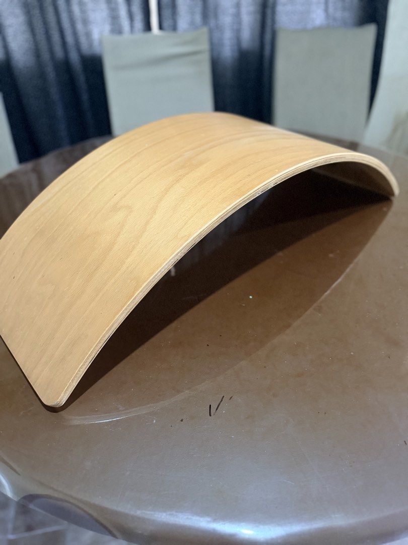 Wobble Board by Educrate (Category: Infant Playtime) located in Paranaque City. Submitted by sweetiesarah01 (Listing ID 1466888244, Image 2). Description: Wooden material.