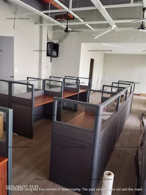 WORKSTATION CUBICLE WITH GLASS OFFICE PARTITION (Category: Office Furniture & Fixtures) located in Quezon City. Submitted by cherry.ltsdeco (Listing ID 1466820202, Image 1). Description: LTSDECO Home and Office Furniture Trading MANUFACTURER • FABRICATOR • SUPPLIER Looking for office furniture, modular partitions, workstations, or customized furniture? We can help! LTSDECO Home and Office Furniture Trading is a trusted manufacturer, fabricator, a