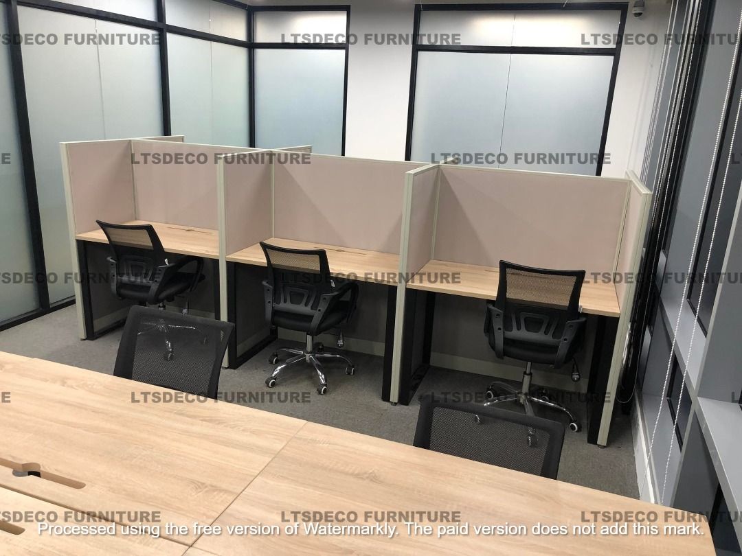 workstation tables customized office partition furnitures (Category: Office Furniture & Fixtures) located in Caloocan City. Submitted by cheska.ltsdeco (Listing ID 1466800677, Image 2). Description: 👉Are you looking for WORKSTATION, MODULAR CUBICLES OFFICE PARTITION, and OFFICE FURNITURE SUPPLIER? LTSDECO Furniture, is direct supplier, manufacturer, and trusted provider of high quality, affordable and durable modular office divider partition, ho