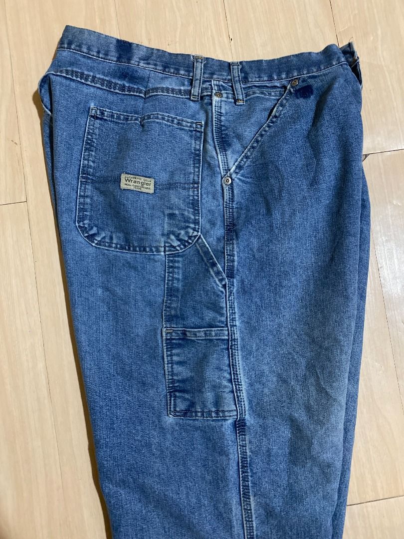 Wrangler Women's Carpenter Pants (Category: Jeans) located in Cadiz. Submitted by thespotcdz (Listing ID 1466827271, Image 2). Description: Waist 30-32 Length 42" 8.5/10 rate no tags .