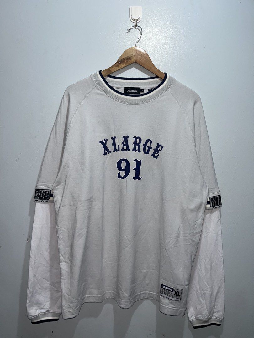 XLARGE 91 layered L/S Tee (Category: Coats, Jackets and Outerwear) located in Caloocan City. Submitted by abadinesja69178 (Listing ID 1466922630, Image 1). Description: Excellent to new condi No issue XL on tag - 24”W x 30”L.