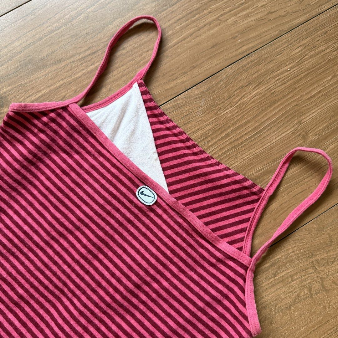 Y2K Nike Striped Activewear Cami Top (Category: Sleeveless) located in Angeles City. Submitted by sadgurlsneedmoney_ (Listing ID 1466944024, Image 3). Description: .