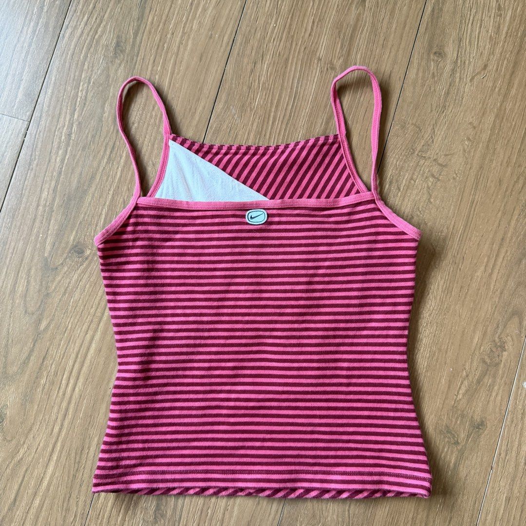 Y2K Nike Striped Activewear Cami Top (Category: Sleeveless) located in Angeles City. Submitted by sadgurlsneedmoney_ (Listing ID 1466944024, Image 1). Description: .