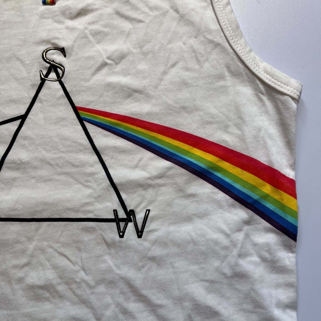 y2k pink floyd inspired white tank top (Category: Shirts) located in Guagua. Submitted by jloww.08 (Listing ID 1466838504, Image 3). Description: dm dor deets.