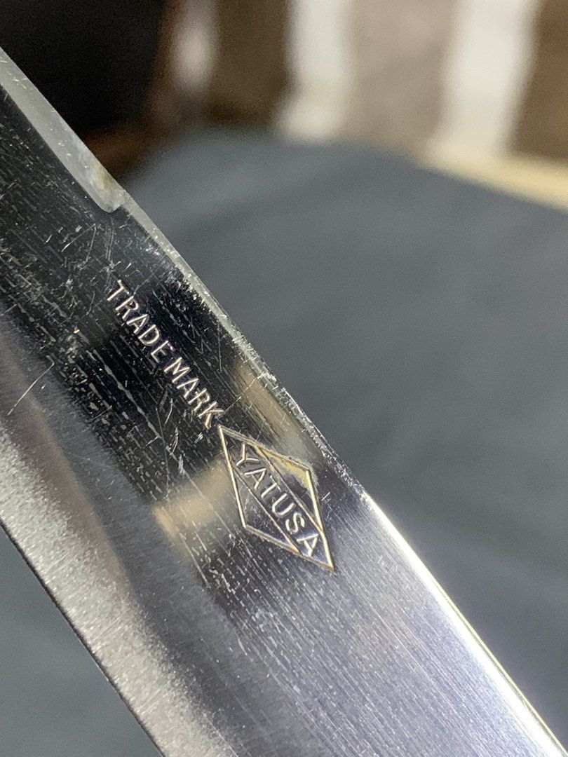 Yatusa Japan brand kitchen knife (Category: Knives & Chopping Boards) located in Cabanatuan. Submitted by mjluxxejapan (Listing ID 1466779074, Image 2). Description: Fixed price like new cond antalas matalim makinis.approx 8” long .