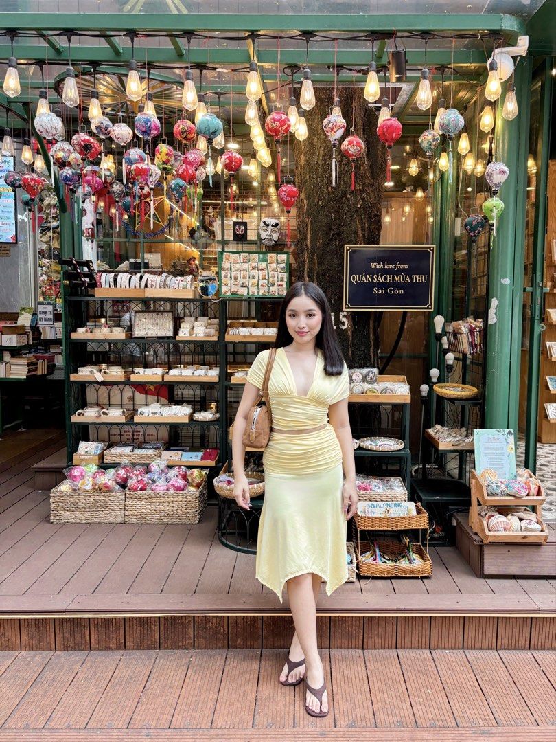 Yellow 2-piece set (Category: Sets or Coordinates) located in Cavite. Submitted by carms.closet (Listing ID 1466818880, Image 1). Description: • Used once • XXS.