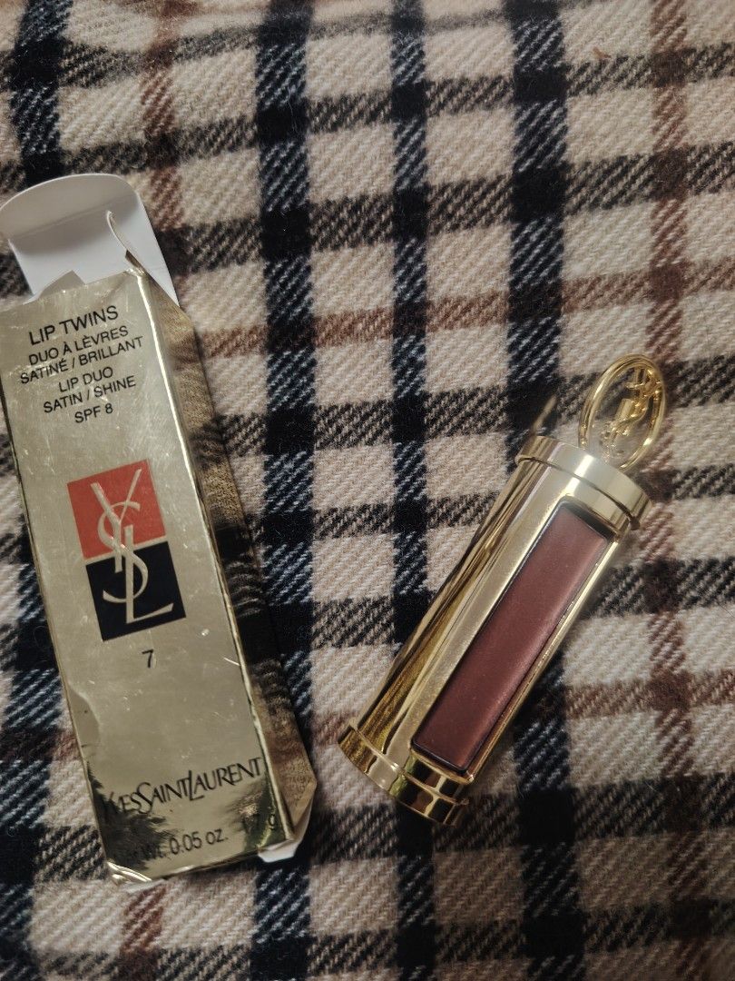 YSL Lip twins Bundle Sale (Category: Luxury Accessories) located in Bulacan. Submitted by brandedbagspreloved (Listing ID 1466810375, Image 2). Description: Sale napo no more huggling unused na stocked lang as is.