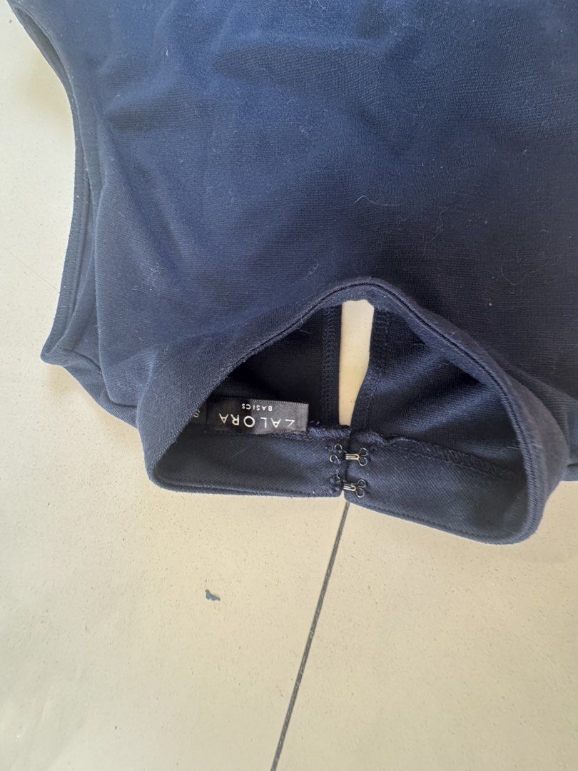 Zalora dress navy blue (Category: Dresses) located in Quezon City. Submitted by prelovedsaleitems (Listing ID 1466781526, Image 1). Description: .