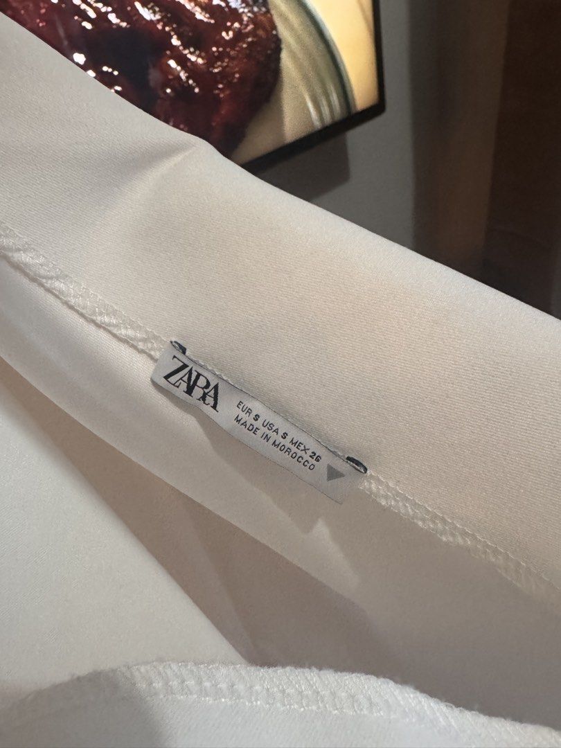 Zara asymmetrical top (Category: Blouses) located in Quezon City. Submitted by essief (Listing ID 1466918092, Image 3). Description: Zara asymmetrical top No issues Worn once only for a dinner No when worn photo.
