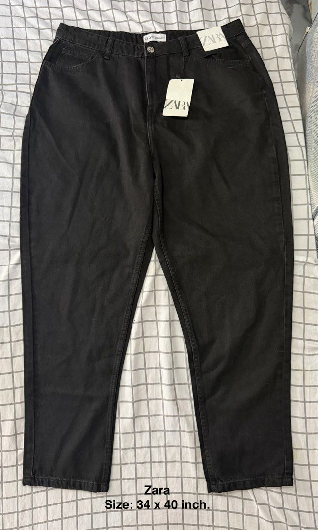Zara black denim pants (Category: Jeans) located in Quezon City. Submitted by pinkyswearshop (Listing ID 1466812470, Image 1). Description: .