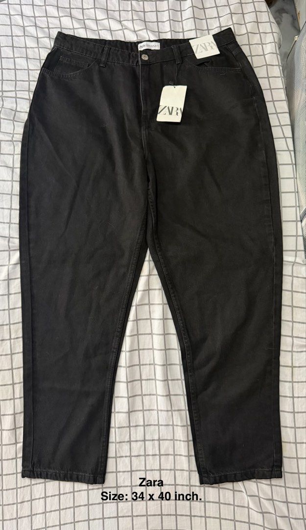 Zara black denim pants (Category: Jeans) located in Quezon City. Submitted by pinkystrends.co (Listing ID 1466846249, Image 1). Description: .