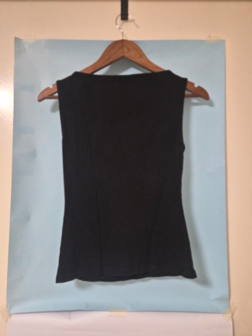 Zara Black Ribbed Tank Top Size M (Category: Sleeveless) located in Manila. Submitted by prelovedbyc.hannah (Listing ID 1466918754, Image 2). Description: - Brand: Zara - Item: Classic Black Ribbed Tank Top - Size: EUR/USA M, MEX 28 - Material: Soft and stretchy fabric - Condition: Excellent basic piece for effortless daily styling - Versatility: Easy to pair with jeans, skirts, or shorts.