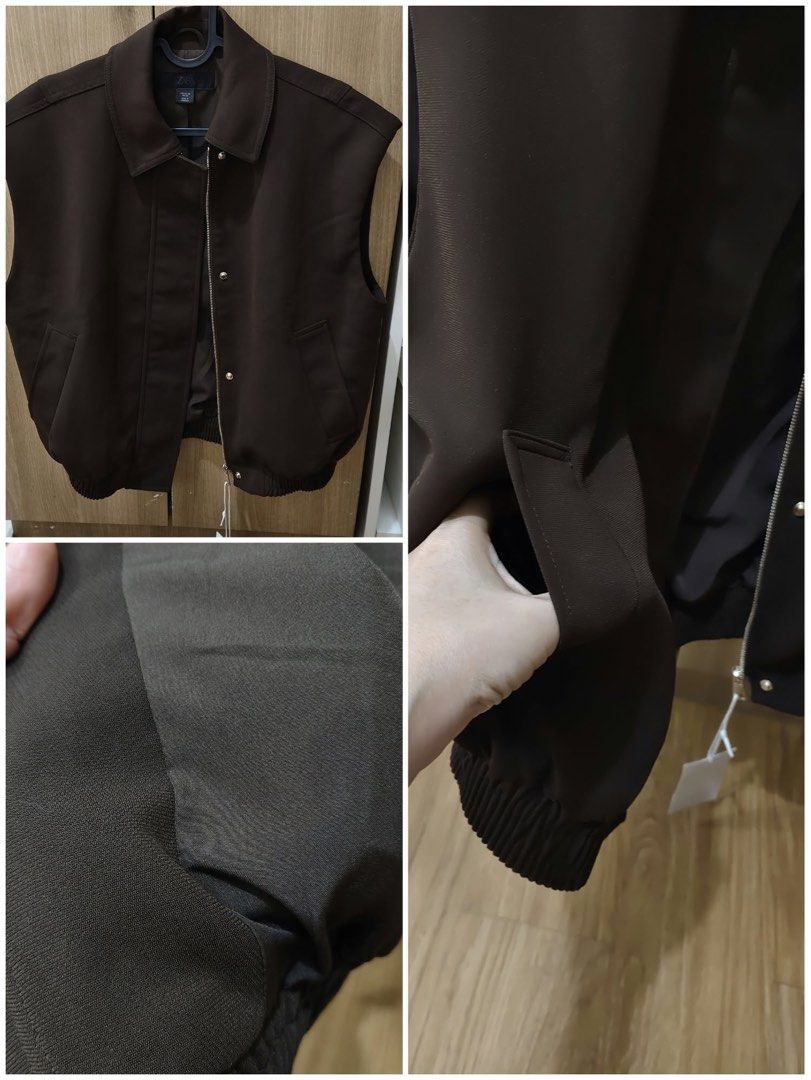 Zara coat (Category: Coats, Jackets and Outerwear) located in Quezon City. Submitted by xoxobuy (Listing ID 1466806458, Image 1). Description: Fits up to large .