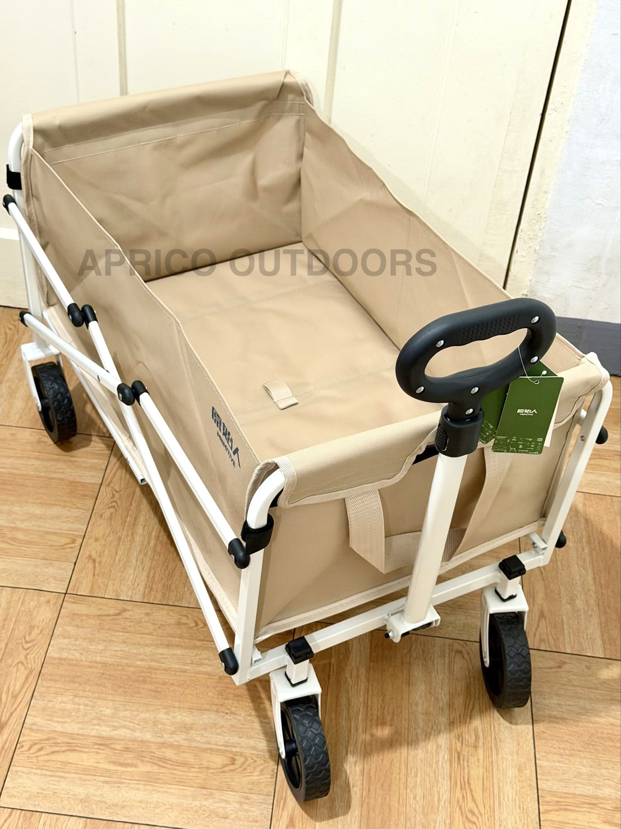 72cm Foldable Camping Wagon Cart Trolley with Silent wheels (Category: Hiking & Camping) located in Makati City. Submitted by apricooutdoors (Listing ID 1419062196, Image 2). Description: Brand new 1 item only available .
