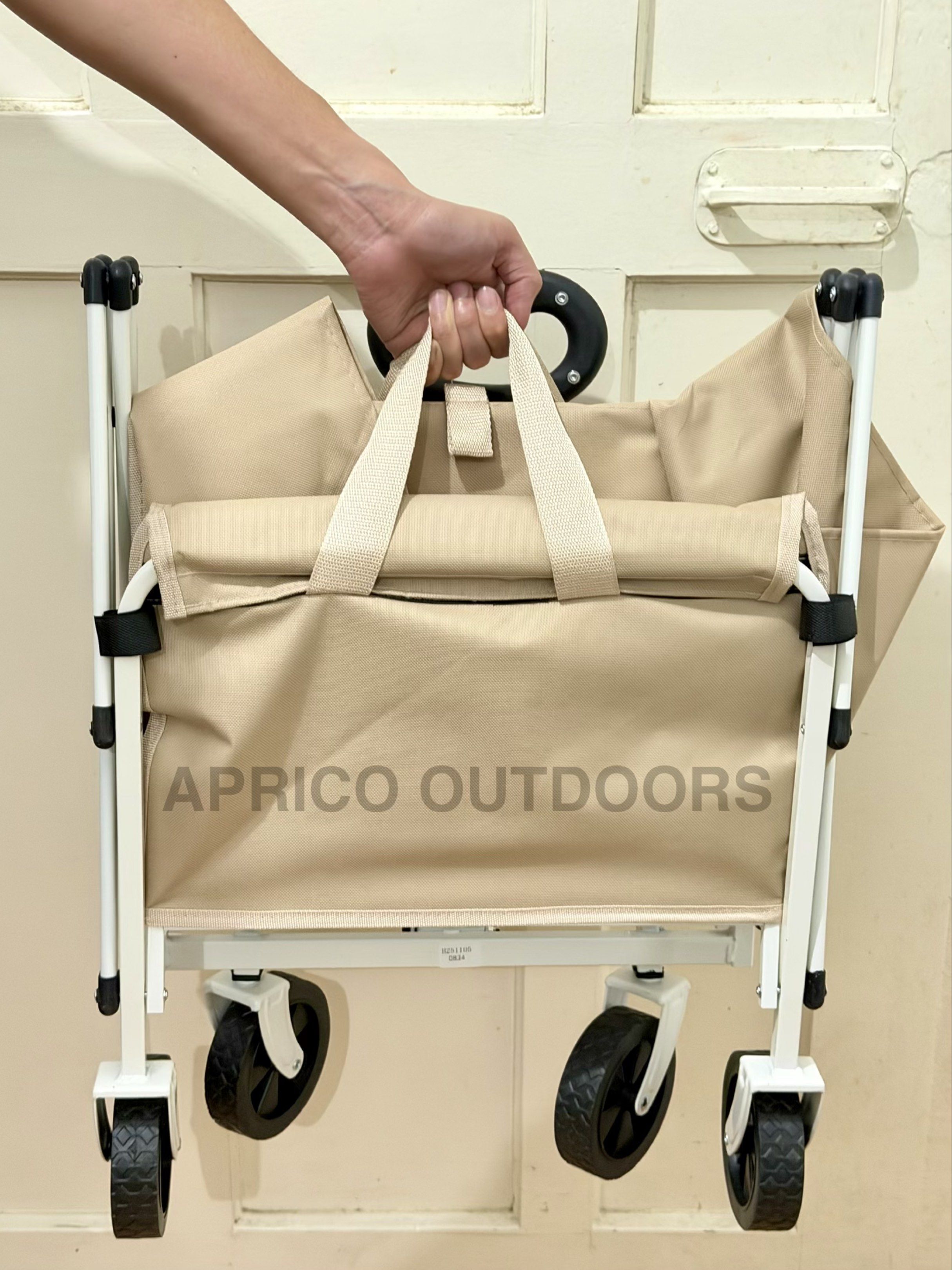72cm Foldable Camping Wagon Cart Trolley with Silent wheels (Category: Hiking & Camping) located in Makati City. Submitted by apricooutdoors (Listing ID 1419062196, Image 3). Description: Brand new 1 item only available .