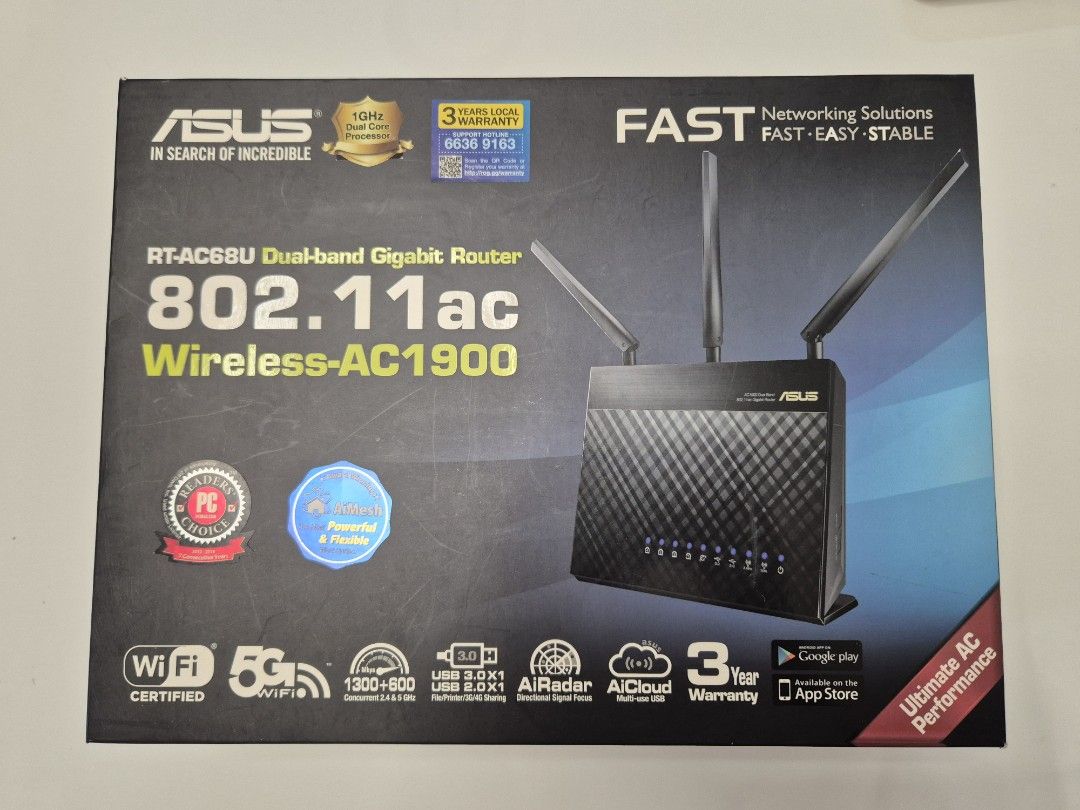 ASUS RT-AC68U Dual-Band Gigabit Router