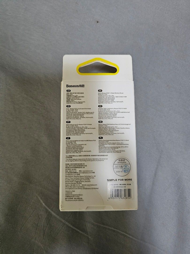 Baseus F01B Tri-Mode Wireless Mouse - Pink444237101936168962