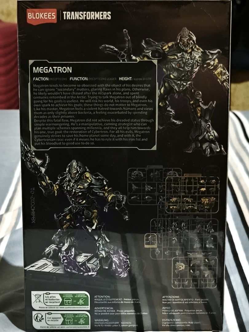 Blokees Transformers Classic Class Megatron (Category: Action & Battle Toys) located in Manila. Submitted by patrickbl69019 (Listing ID 1419140133, Image 2). Description: Please read before you order! * Chat the seller first if there are any queries about the product. * All items are in good condition, the seller will notify the buyer if the item has a flaw. * Color may vary due to lighting. * We have one stock per item. * Payment Method: Gcash o