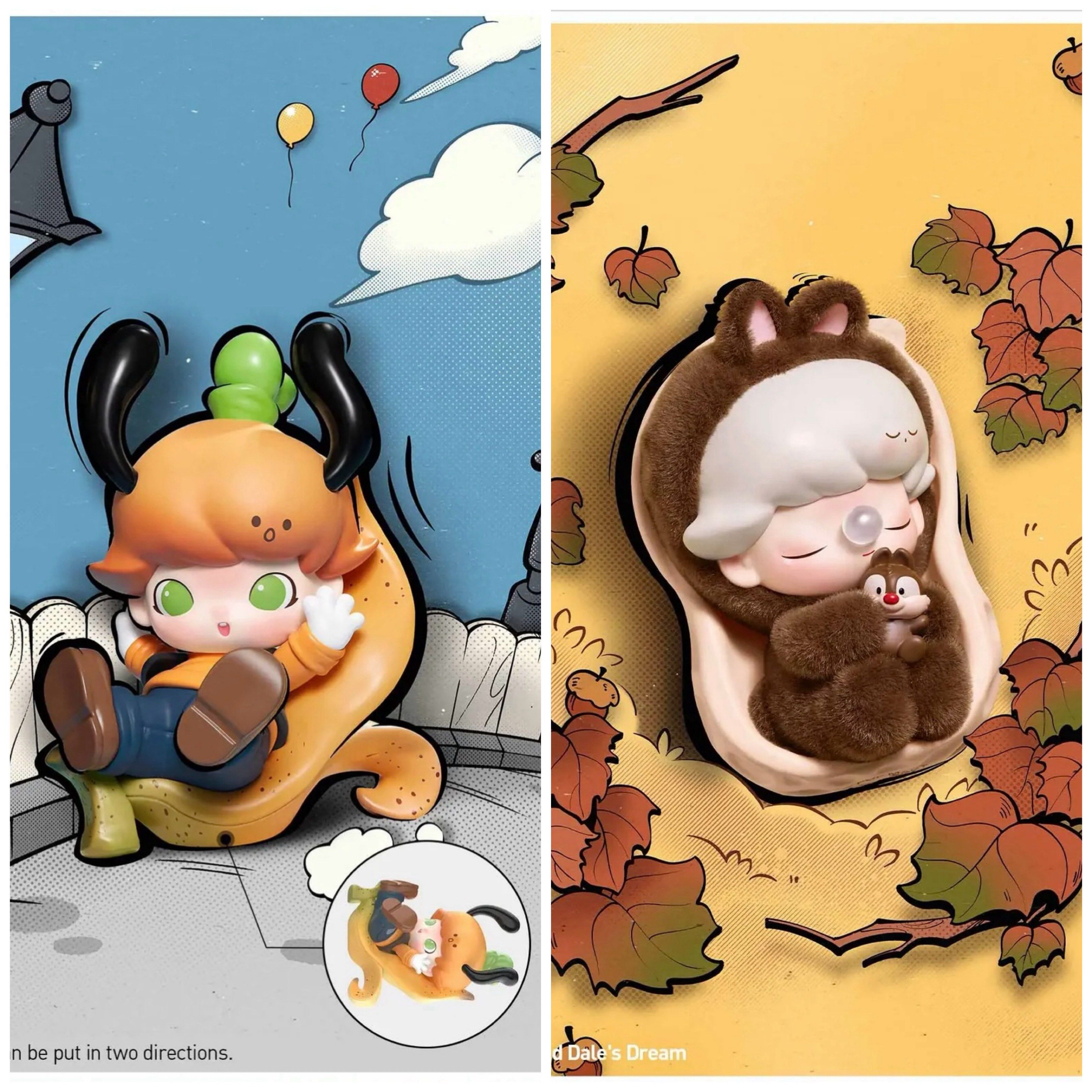 [BNIF] Pop Mart Dimoo X Disney World - Goofy’s Prank and Chip and Dale ...