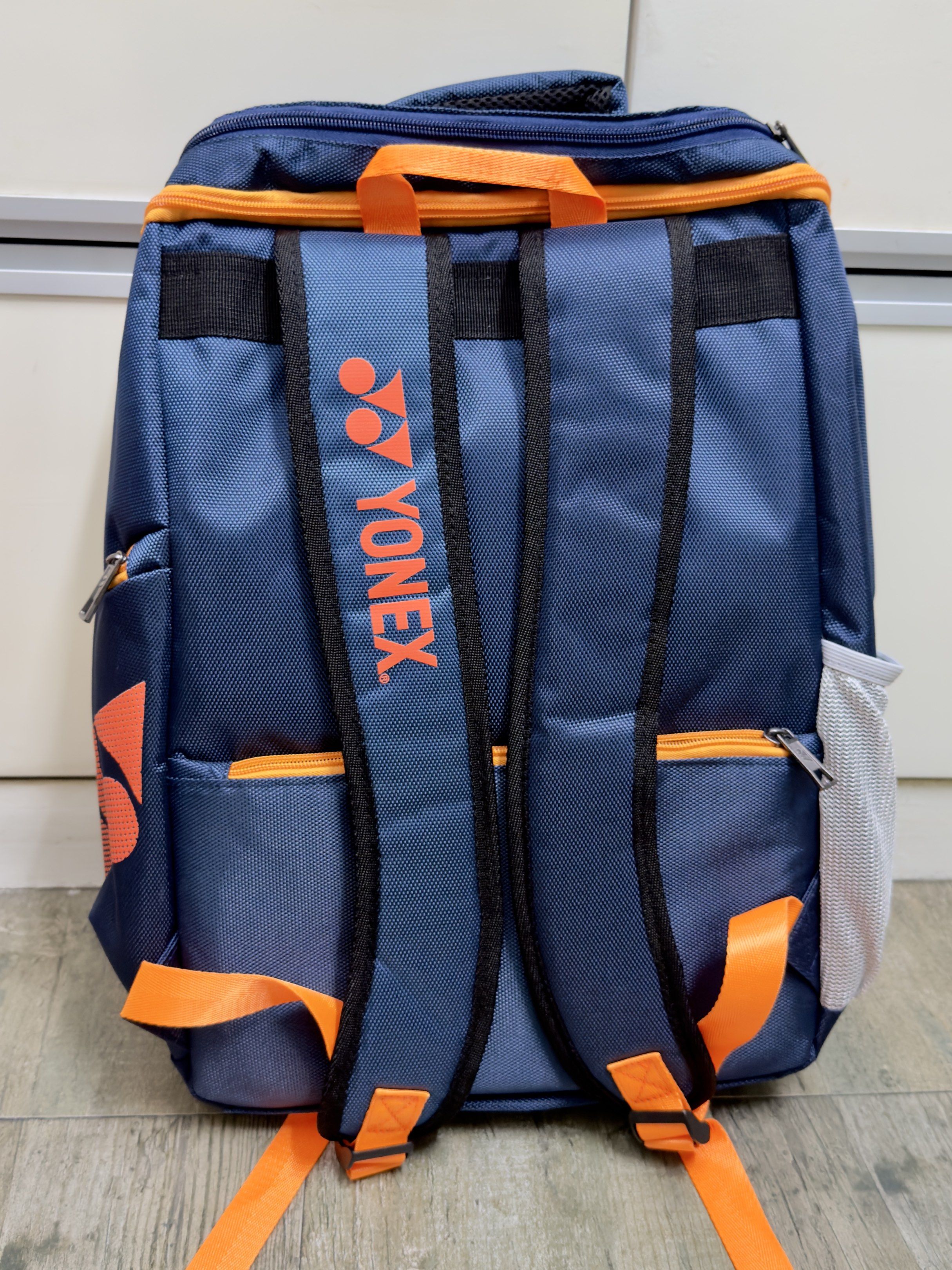 Brand new Yonex backpack w/ shoe compartment (Category: Backpacks) located in Del Monte. Submitted by richard.o.yu (Listing ID 1418983429, Image 2). Description: 19 inches height x 15 inches width. Negotiable. .