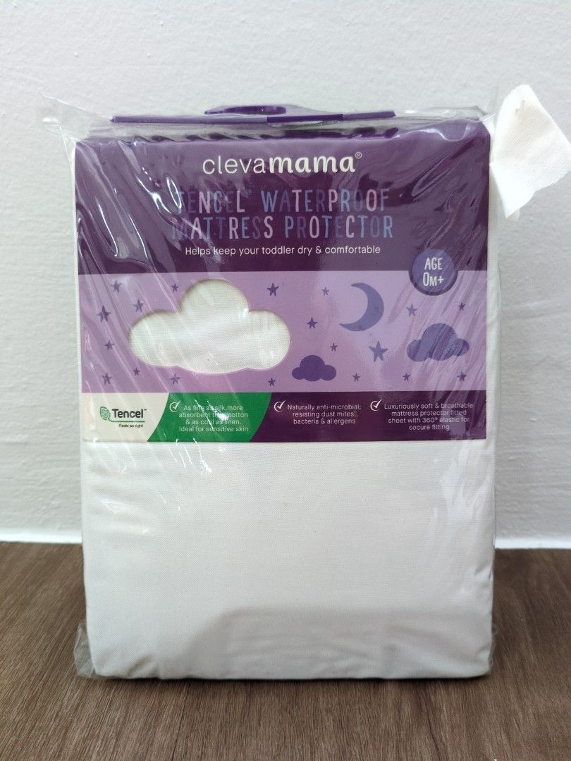 ClevaMama Tencel Waterproof Mattress Protector