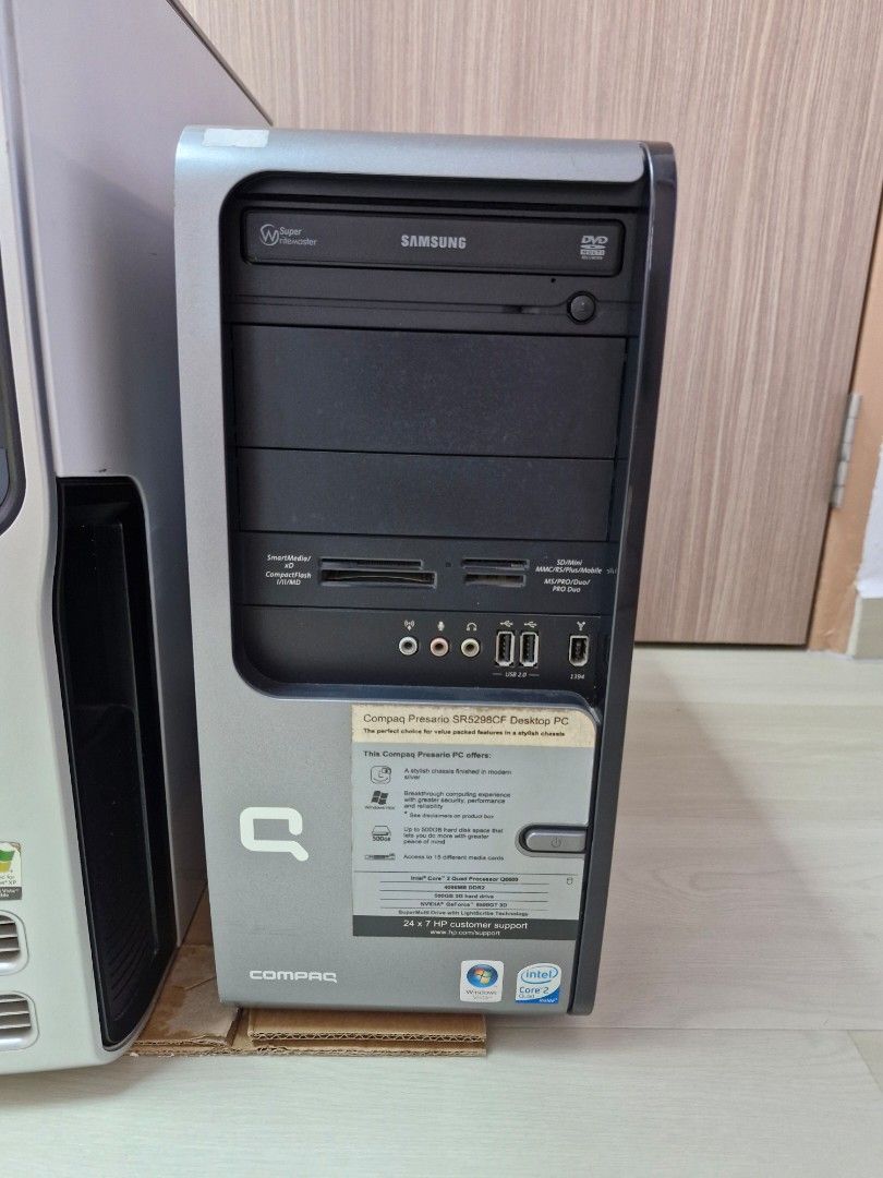 Compaq Desktop and Dell Desktop65561096751362111