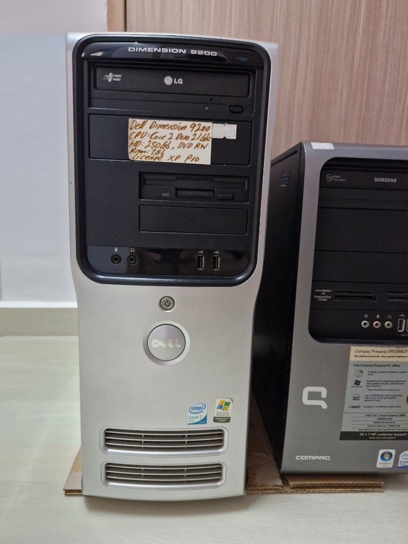 Compaq Desktop and Dell Desktop65561096751362112