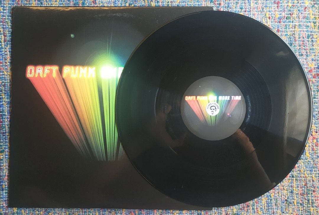 Daft Punk - One More Time 12" Vinyl Record (Category: Vinyls) located in Quezon City. Submitted by plaka.o.plomo (Listing ID 1419028121, Image 3). Description: Artist(s) : Daft Punk Song(s) : One More Time Year : 2000 Media : VG+ Color : Black Sleeve : VG+ No. : 1x Vinyl Size : 12" RPM : 33 Country : UK Catalog No. : VST1791 / 724389721065 Tracklist : - Side A 1. One More Time (Club Mix) 8:00 Notes : Clean record labels. Single-sided. Vinyl has a