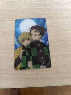 Cute Version Demon Slayer Sitting Tanjiro Zenitsu Figure 鬼灭之刃, Hobbies ...