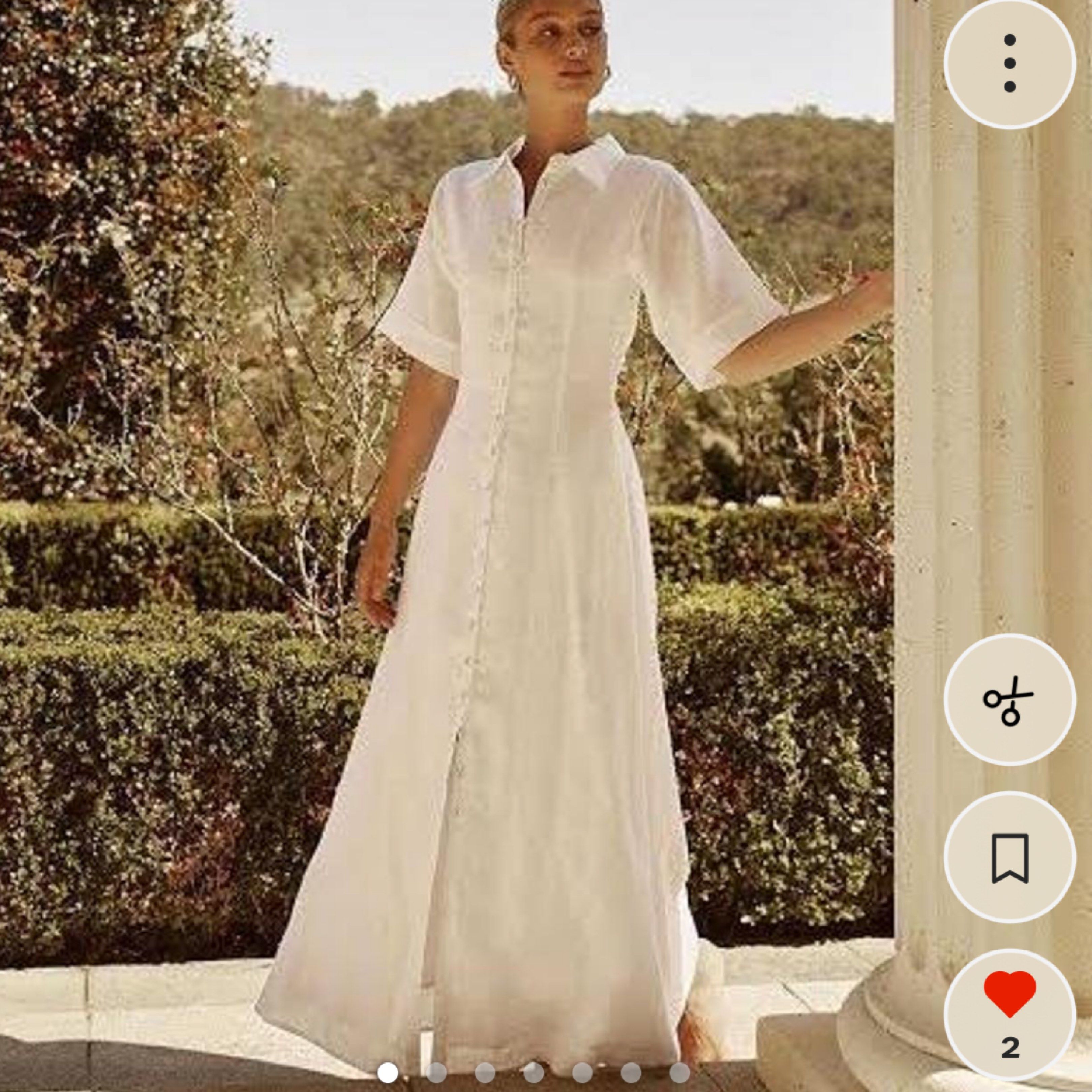 dissh darby linen dress Muse @ashlenbennett wears the Darby white linen dress. Featuring a button down centre, collared neckline and side pockets. Comfortable and chic for any occassion. Online now. #DISSH