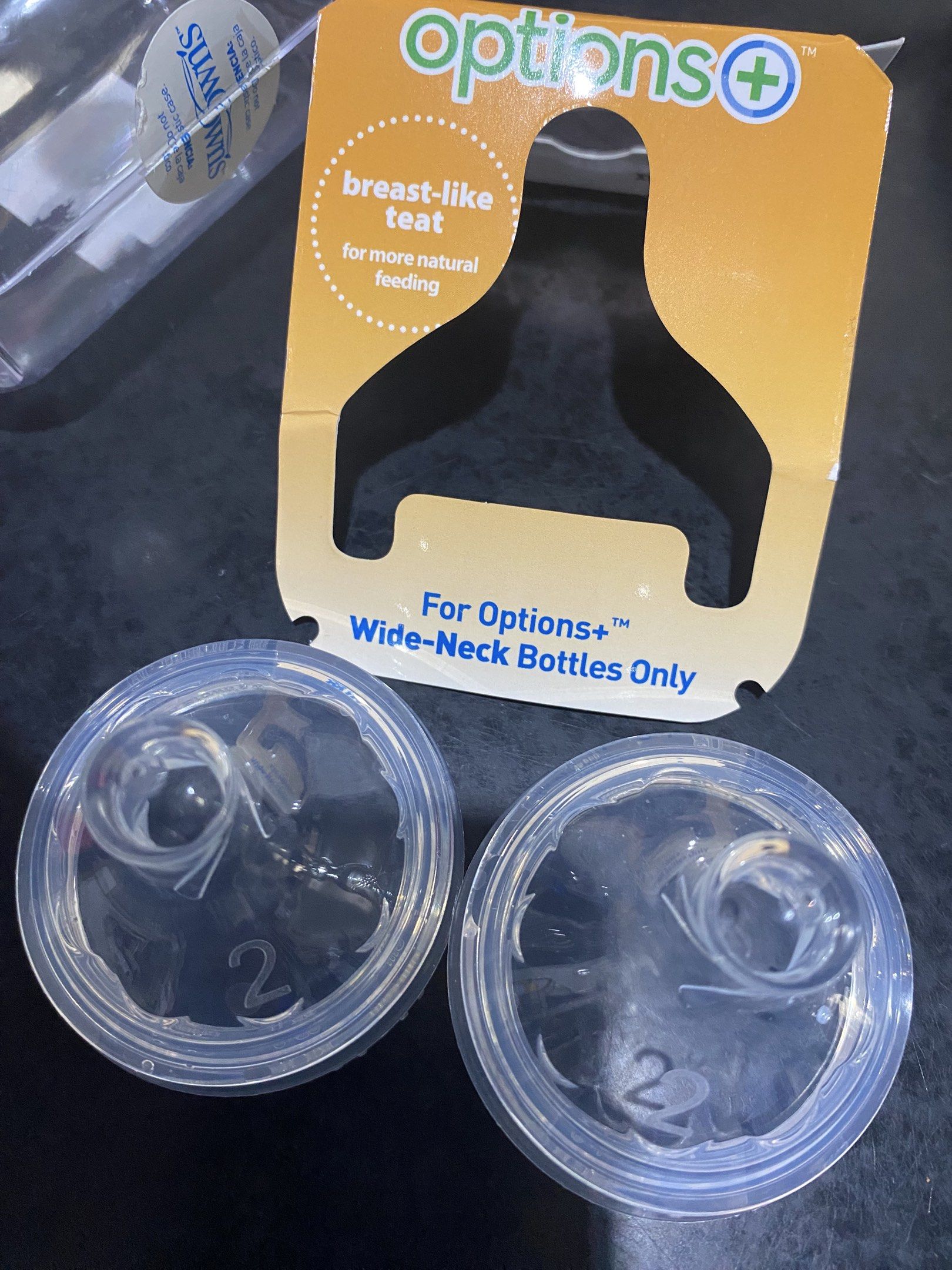 Dr. Brown's Options+ Wide-Neck Level 2 Nipples (Category: Breastfeeding & Bottle Feeding) located in San Mateo. Submitted by khin11 (Listing ID 1419181507, Image 3). Description: Bought for trial, but failed again. Receipt January 31, 2026 Brand New.