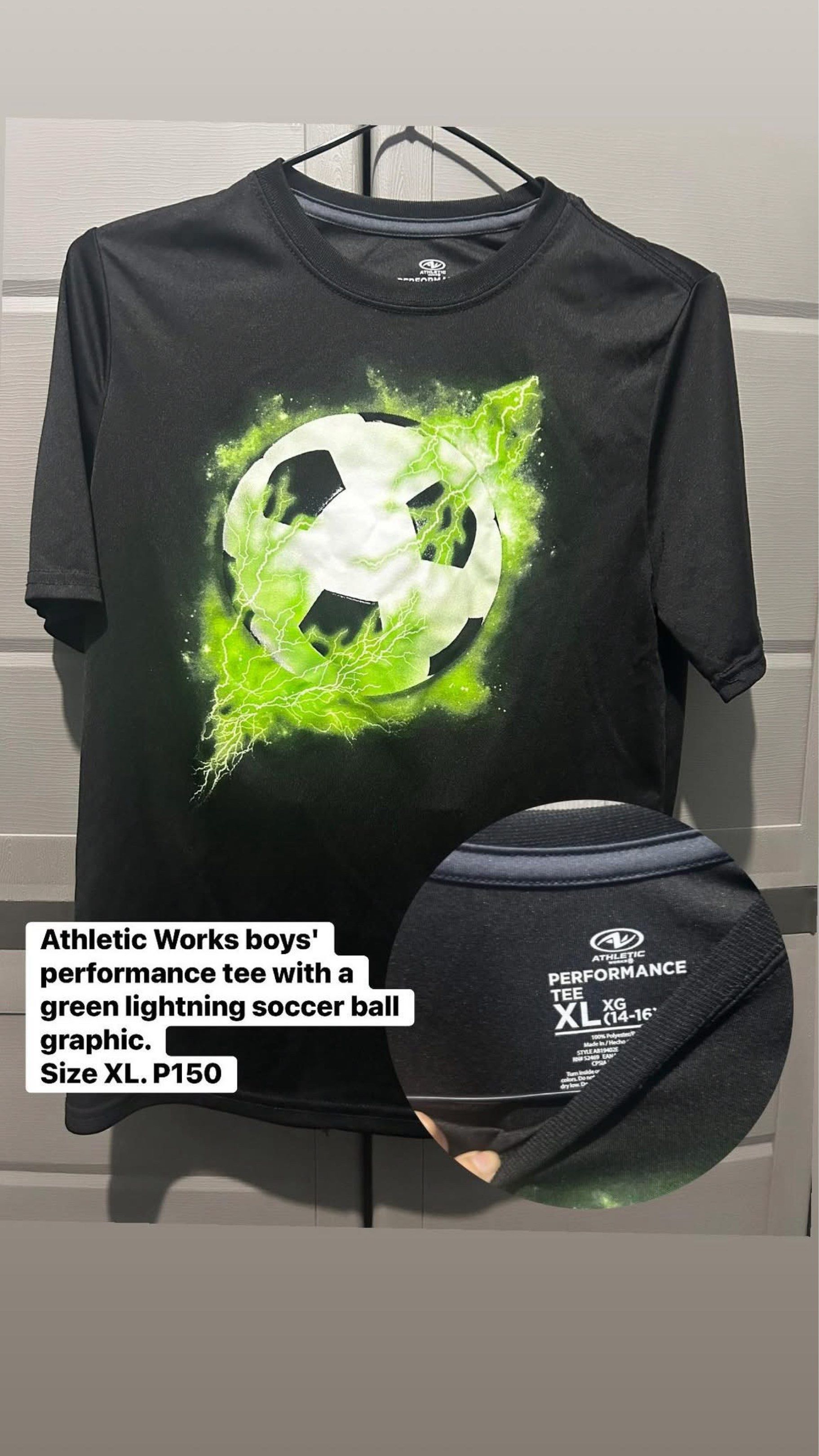 Dri Ft Athletic Works Boys' Performance Tee XL (Category: Tshirts & Polo Shirts ) located in Manila. Submitted by corryyy (Listing ID 1419119130, Image 2). Description: Dri fit tshirts for boys 150 each 400 for 3.