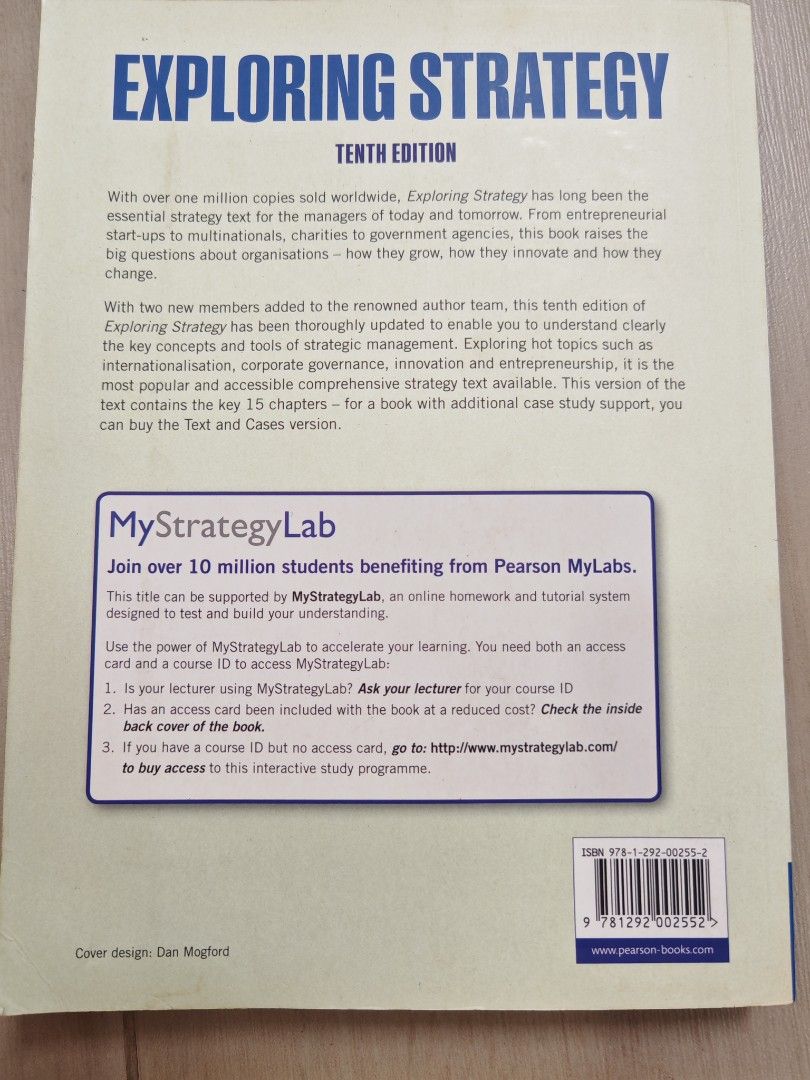 Exploring strategy (Category: Textbooks) located in Singapore. Submitted by luckyfire.7ec755 (Listing ID 1418983399, Image 2). Description: Self collect near boon keng mrt.