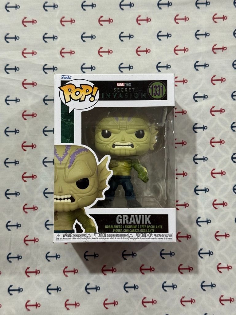 FUNKO POP Secret Invasion: Gravik (Category: Designer & Blind Box Toys) located in Antipolo. Submitted by rafaelgaray (Listing ID 1419133399, Image 1). Description: FUNKO POP Secret Invasion Gravik #1331 Never Opened RFS: Doesn't want anymore.