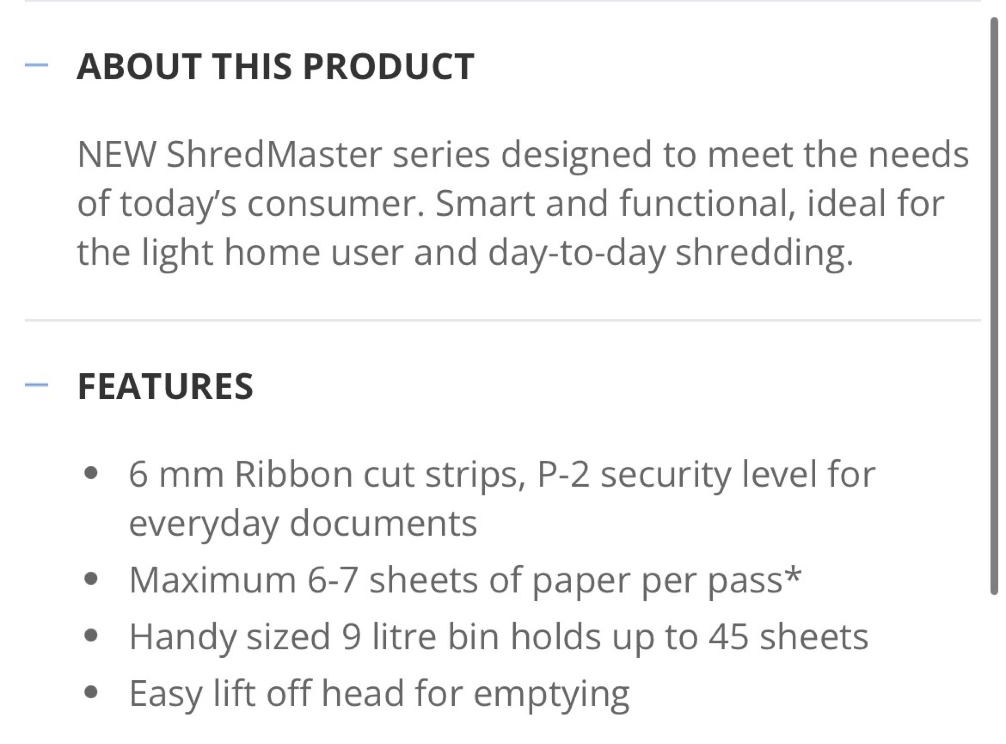 GBC ShredMaster S206444143482752870407