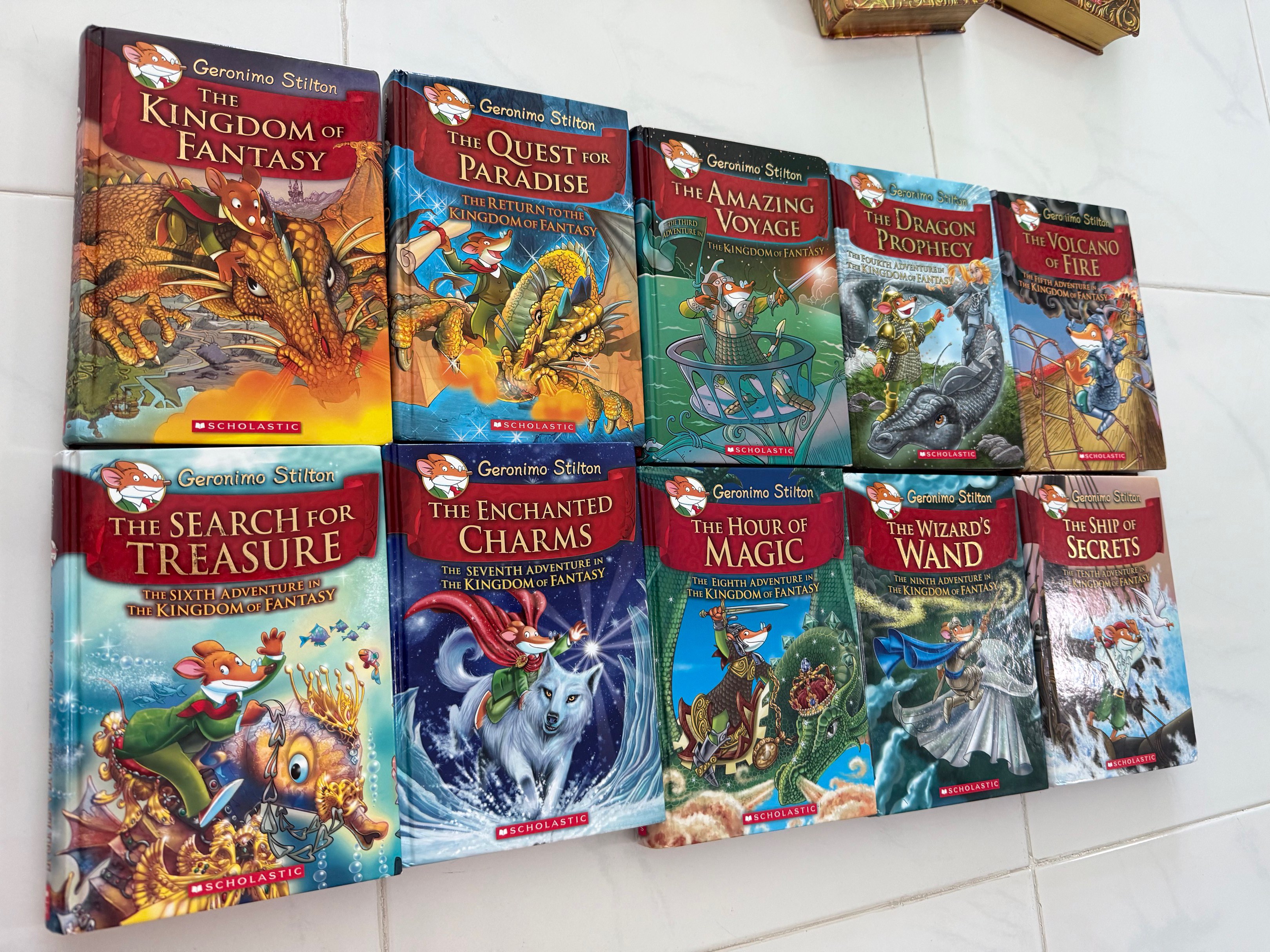 Geronimo Stilton Kingdom of Fantasy Books Set of 10, Hobbies