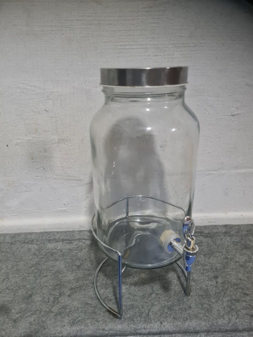 Glass Beverage Dispenser with Tap (5 litres)
