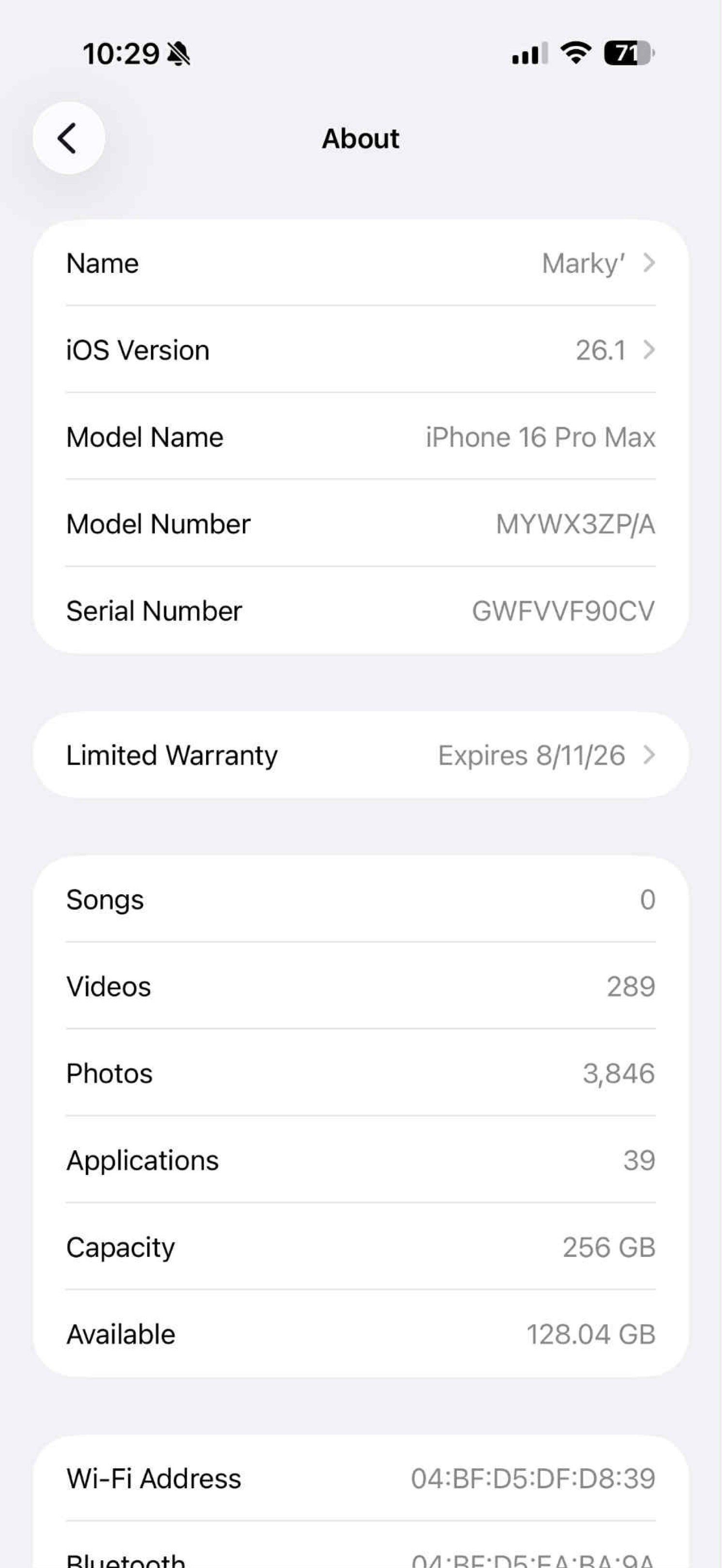 Iphone 16 pro max (Category: iPhone 16 Series) located in Quezon City. Submitted by loieieeeee (Listing ID 1419068994, Image 2). Description: Iphone 16 promax 256gb Under Warranty No issue 125 cycle Negotiable ^^ Inclusion: Original Box with Receipt Cord 2 free case.