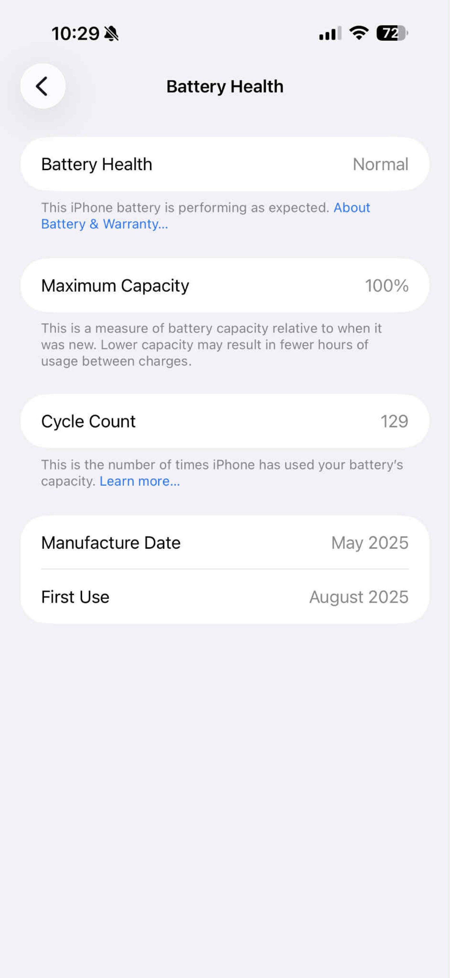 Iphone 16 pro max (Category: iPhone 16 Series) located in Quezon City. Submitted by loieieeeee (Listing ID 1419068994, Image 3). Description: Iphone 16 promax 256gb Under Warranty No issue 125 cycle Negotiable ^^ Inclusion: Original Box with Receipt Cord 2 free case.